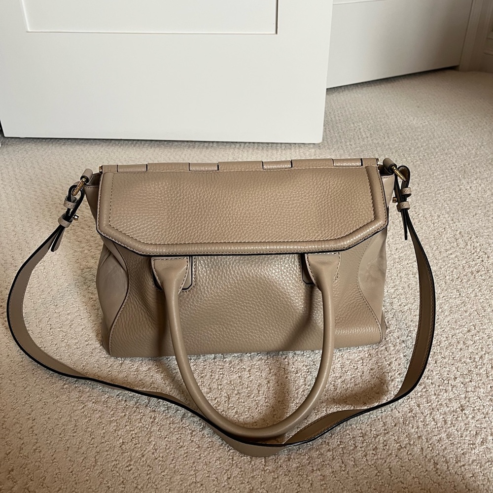Beautiful leather Mackage handbag, perfect for spring! Brand new, never used!